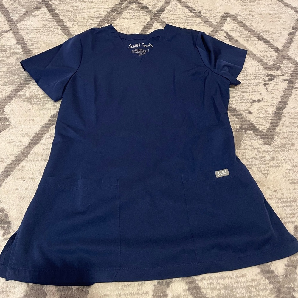 Soulful Scrubs XS Navy Blue Scrub Pant and Top